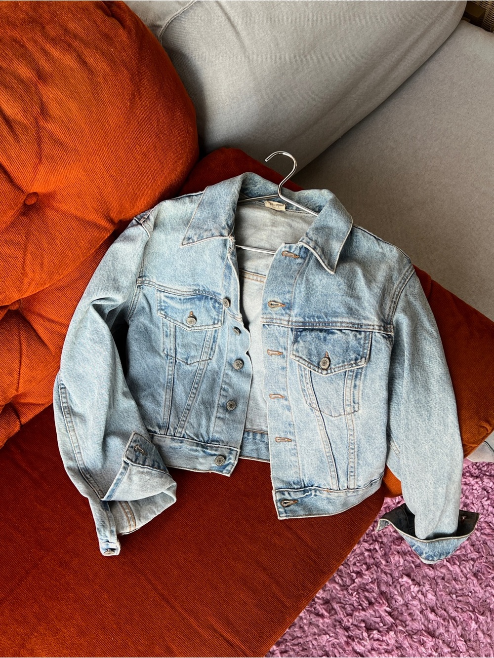 Brandy Melville John Galt Denim Jean Jacket - Picture 10 of 12